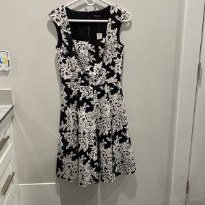 White House black market for and flare dress